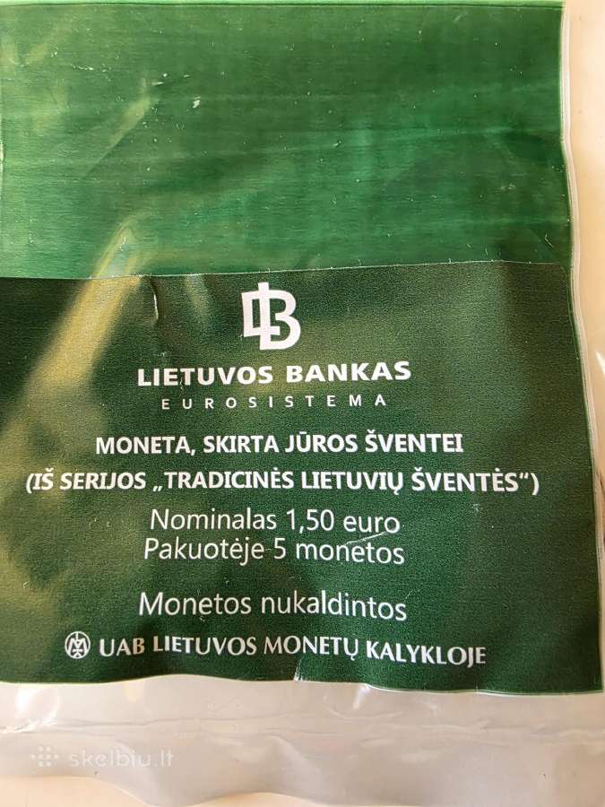 Pusantokai (1.5eur) Lb monetos - nuotraukos Nr. 7