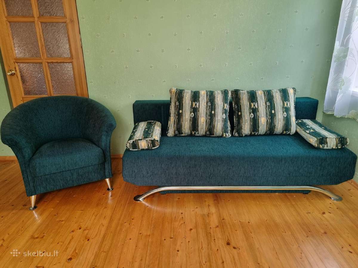 Sofos-lovos ir fotelio komplektas - Skelbiu.lt