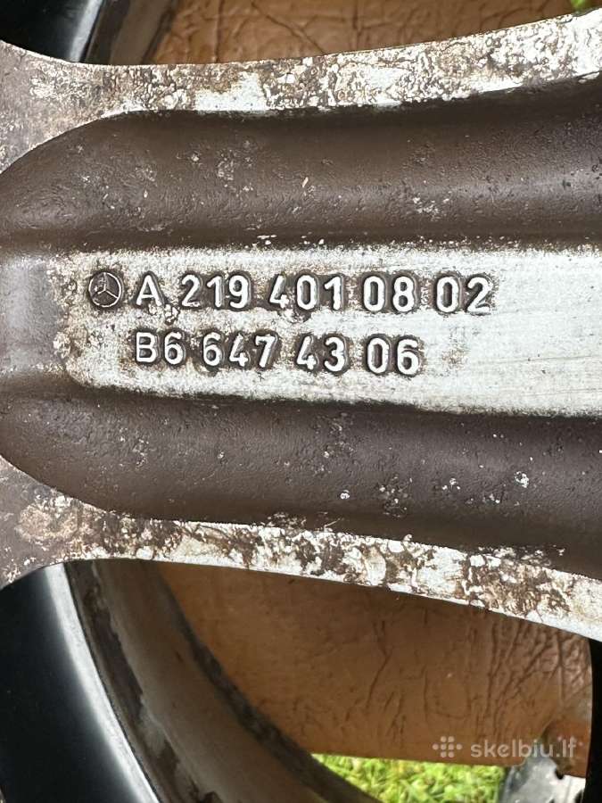 Mercedes-benz R18 orginalūs ratlankiai 255 / 45 - nuotraukos Nr. 10