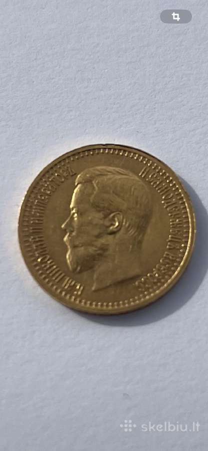 Perku auksines, sidabrines monetas, banknotus