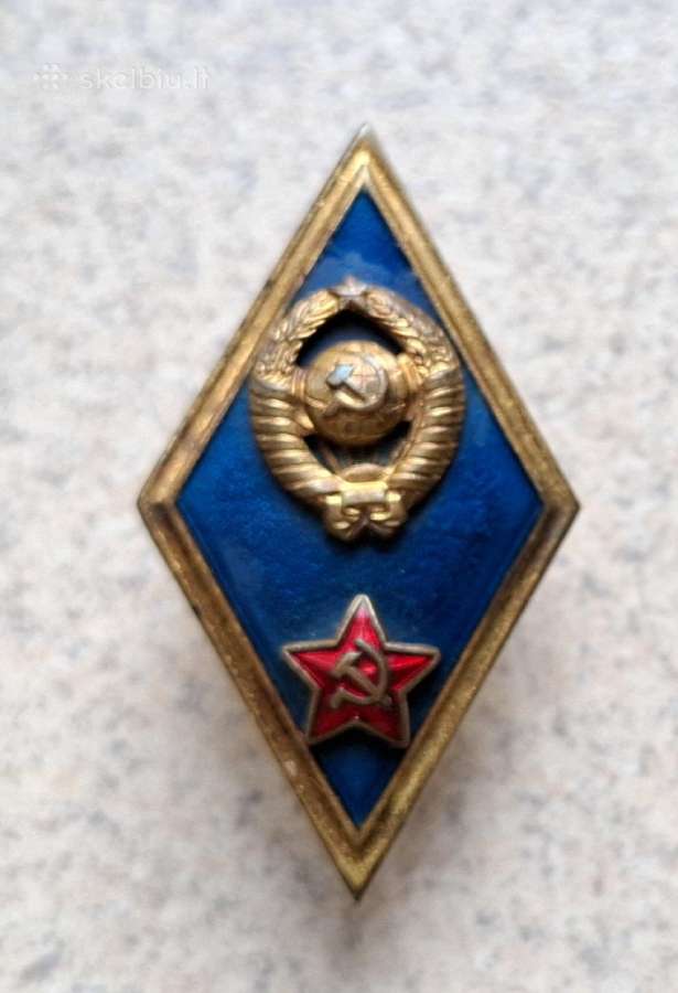 Karo mokyklos baigimo ženklas