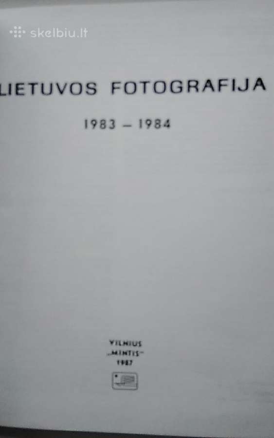 Lietuvos fotografija 1983-1984 - nuotraukos Nr. 2
