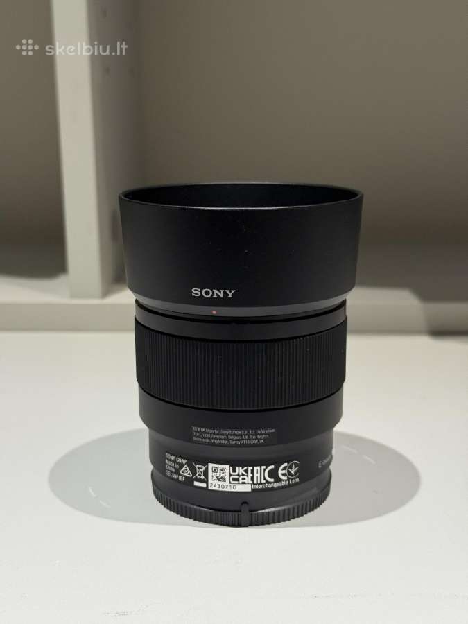 Sony 50mm f1.8 objektyvas