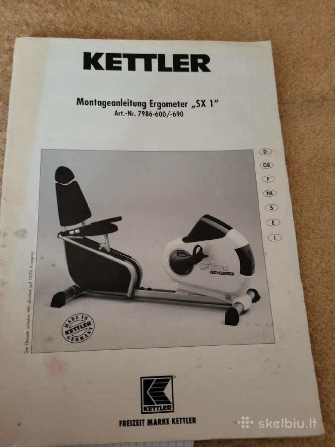 Dviratis treniruoklis kettler