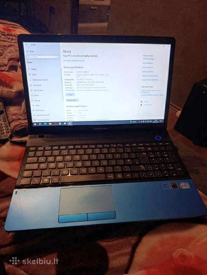 Nesiojamas kompiuteris Samsung 256gb