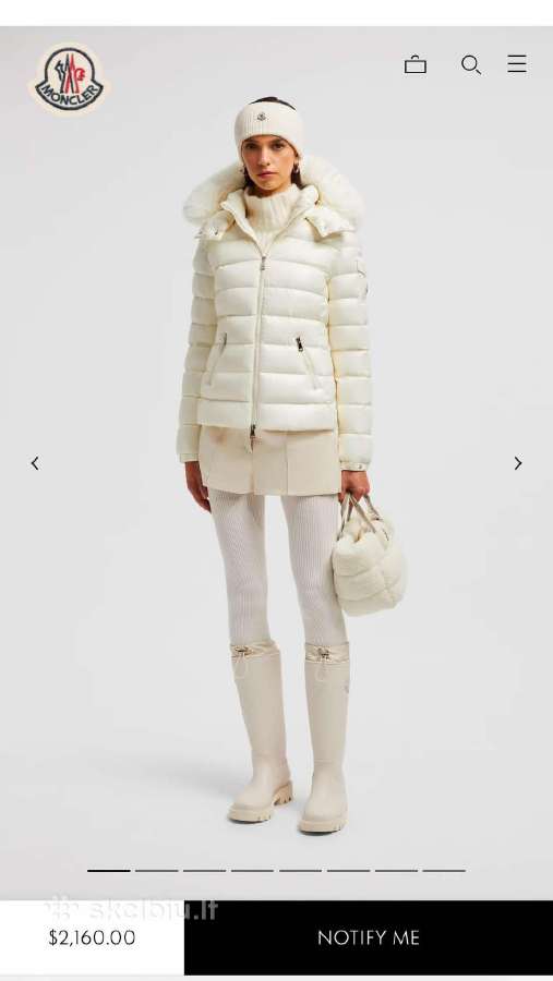 Nauja Moncler Badyf moteriška pūkinė striukė S /36 - nuotraukos Nr. 2