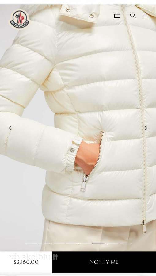 Nauja Moncler Badyf moteriška pūkinė striukė S /36 - nuotraukos Nr. 5