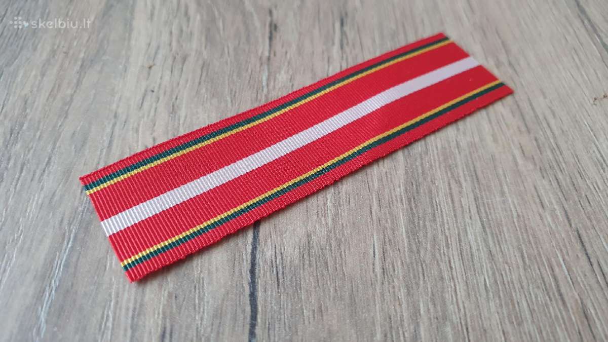 Juostelės tarpukario medaliams ir apdovanojimams - nuotraukos Nr. 7