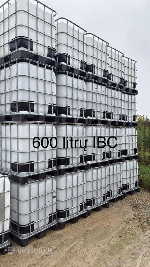 Parduodu 600 litrų Ibc konteinerius. - nuotraukos Nr. 3