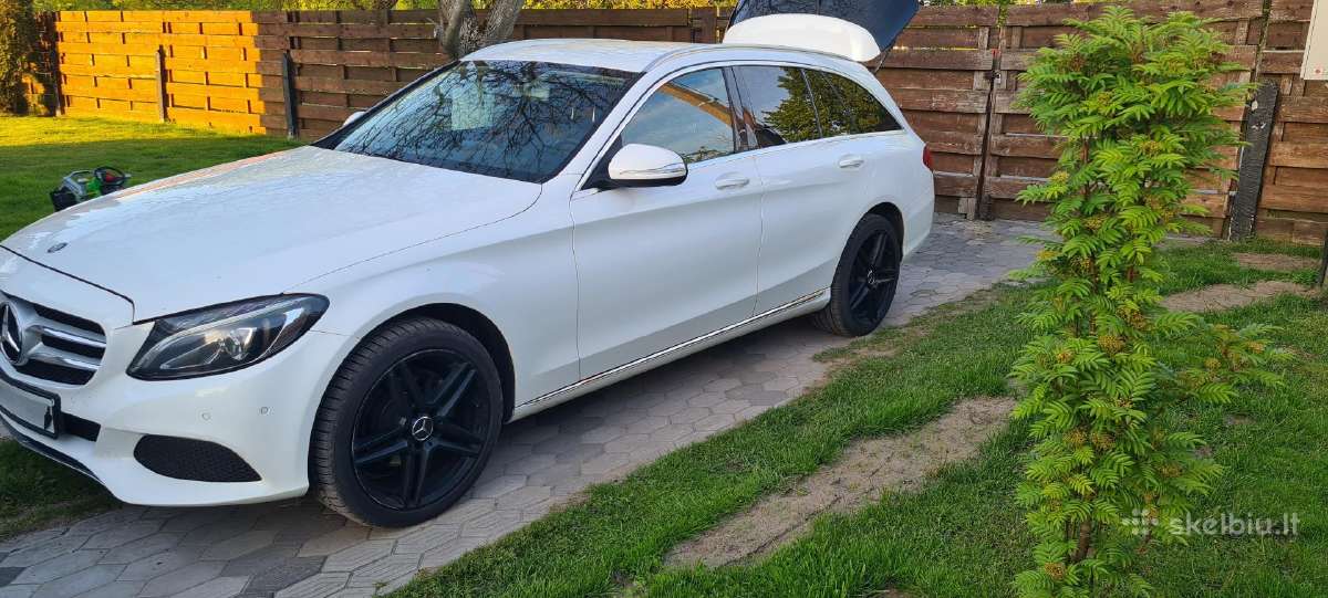 Mercedes benz C klasės R18 ratlankiai juodi matt.