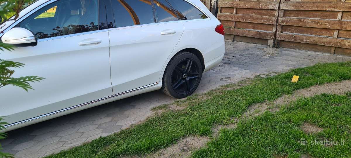 Mercedes benz C klasės R18 ratlankiai juodi matt. - nuotraukos Nr. 3