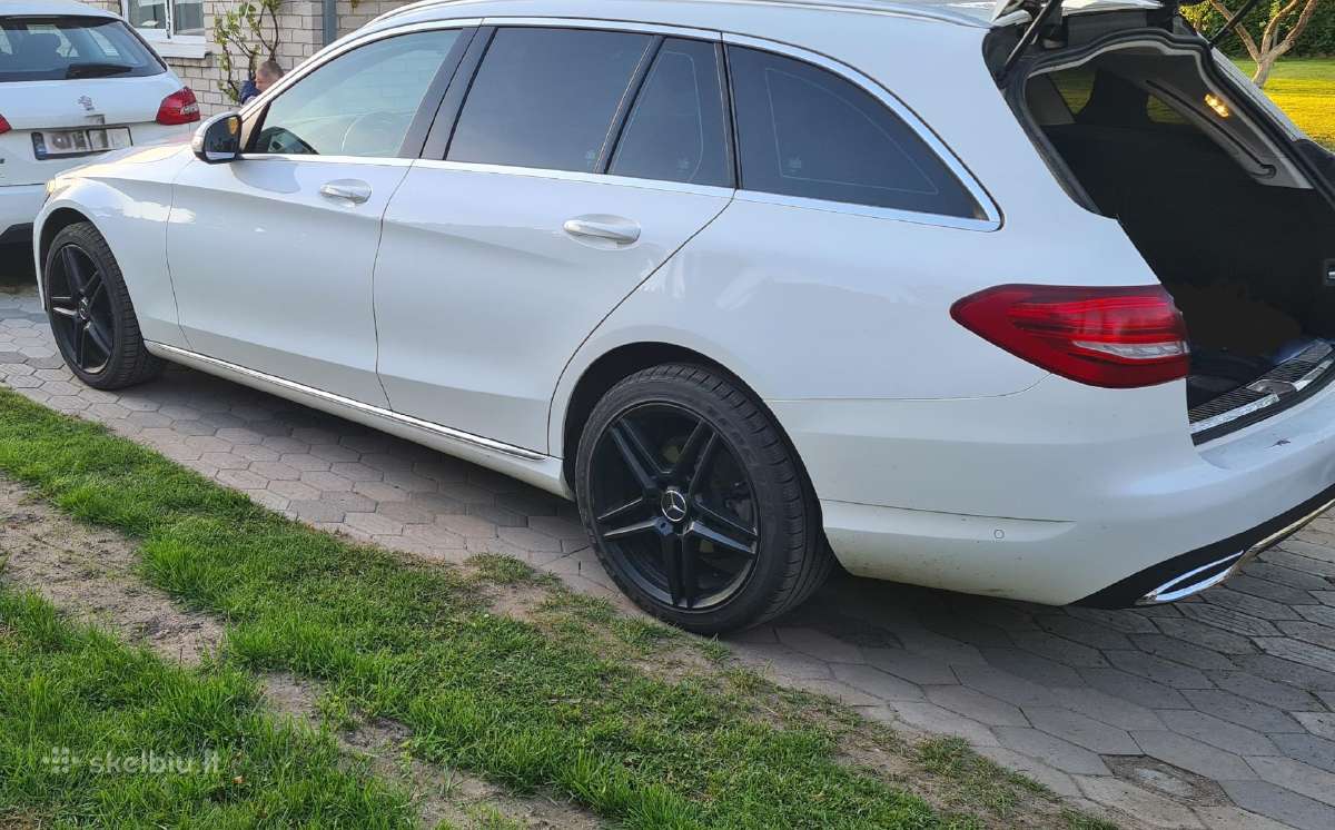 Mercedes benz C klasės R18 ratlankiai juodi matt. - nuotraukos Nr. 4