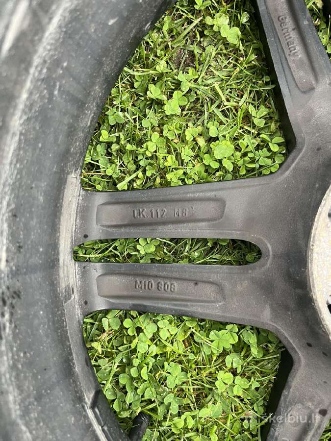 Mercedes benz C klasės R18 ratlankiai juodi matt. - nuotraukos Nr. 5