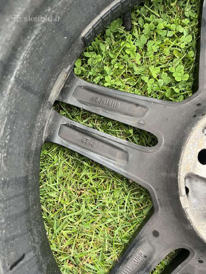 Mercedes benz C klasės R18 ratlankiai juodi matt. - nuotraukos Nr. 6