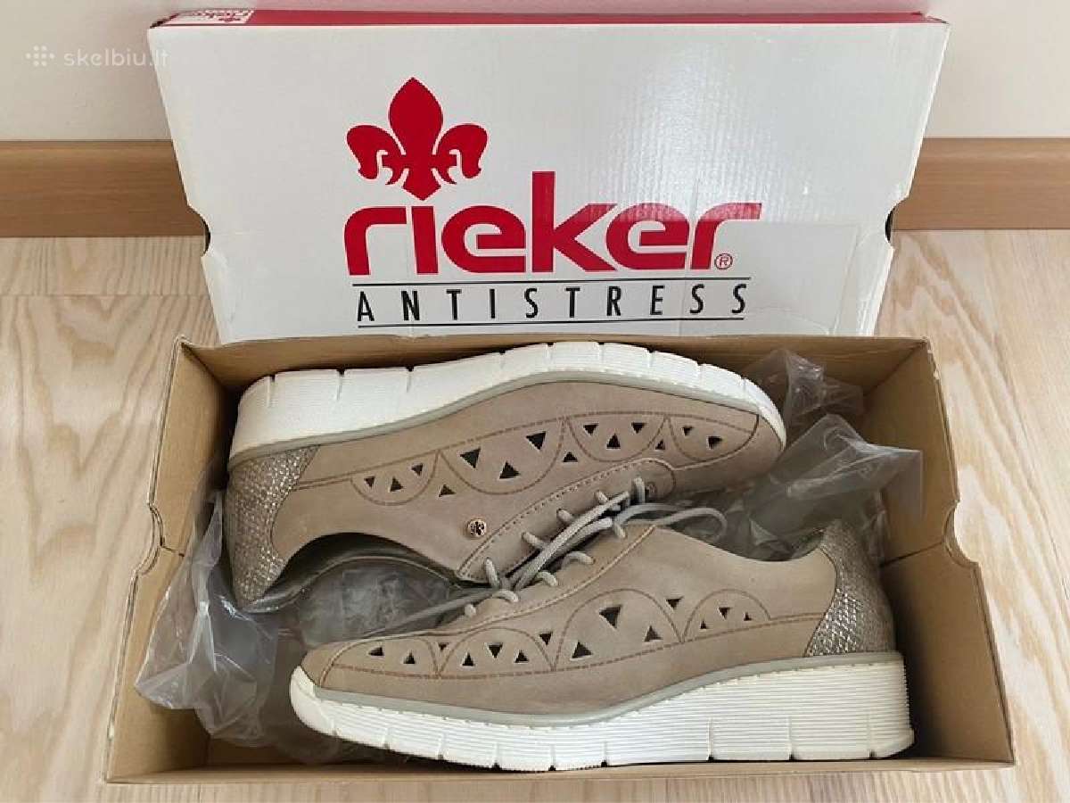 Nuostabūs komfortiški odiniai Rieker bateliai