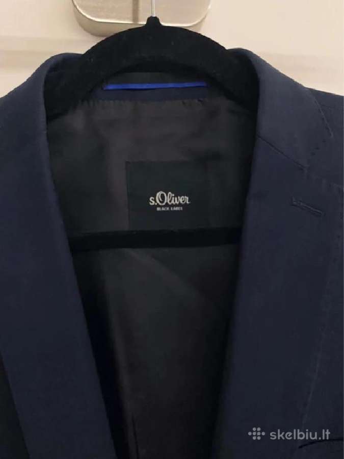 S.oliver Black Label tamsiai mėlynas švarkas - nuotraukos Nr. 2