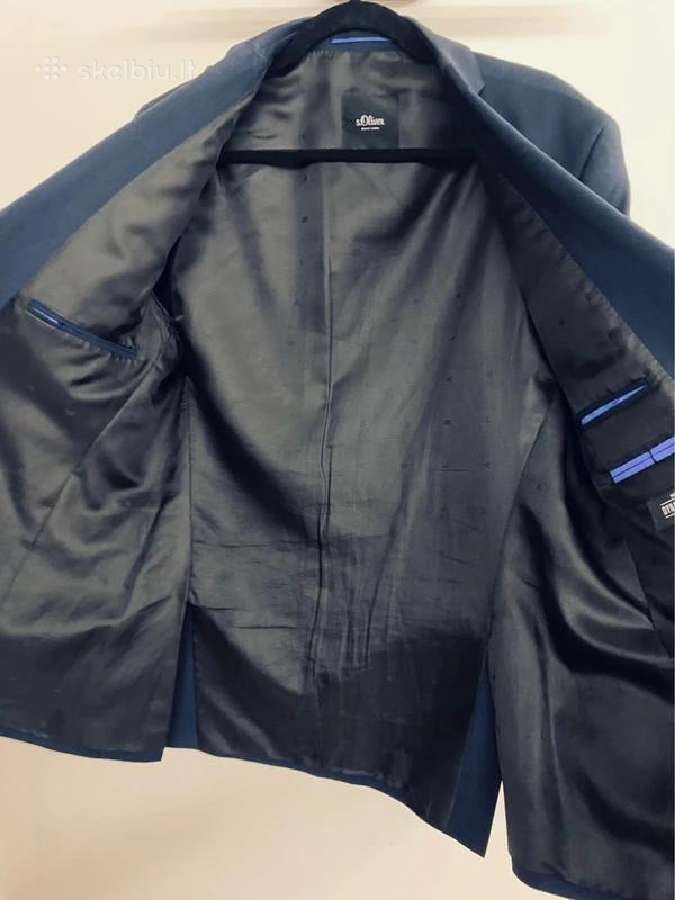 S.oliver Black Label tamsiai mėlynas švarkas - nuotraukos Nr. 4