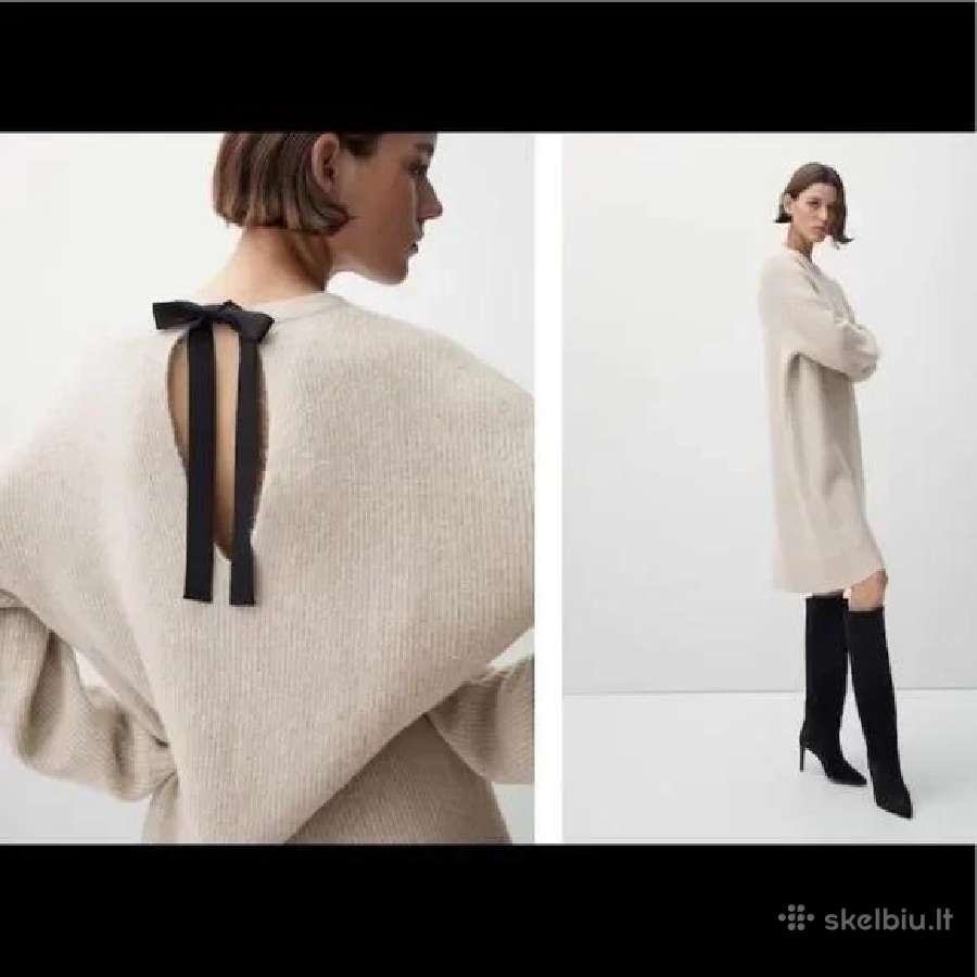 Stilinga megzta nauja Massimo Dutti suknelė
