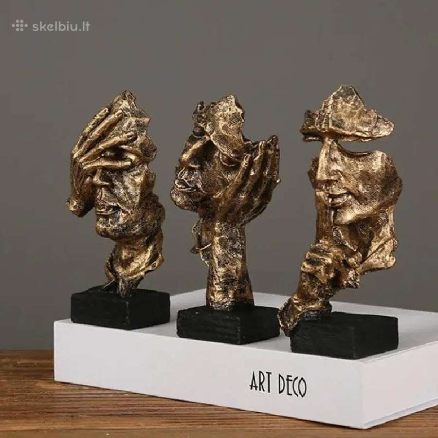 2variant. skulptūros - Nematau, Negirdžiu, Nekalbu - nuotraukos Nr. 3