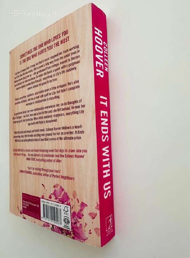 IT ends with us, aut.collen Hoover, meilės romanas - nuotraukos Nr. 4