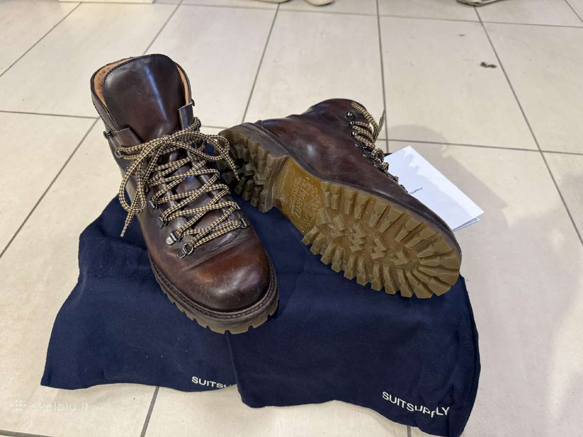 Batai suitsupply Leather Mountain Brown - nuotraukos Nr. 3