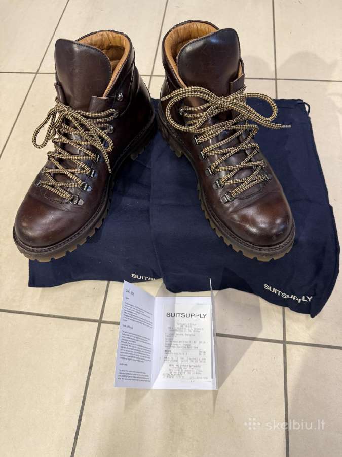 Batai suitsupply Leather Mountain Brown - nuotraukos Nr. 5