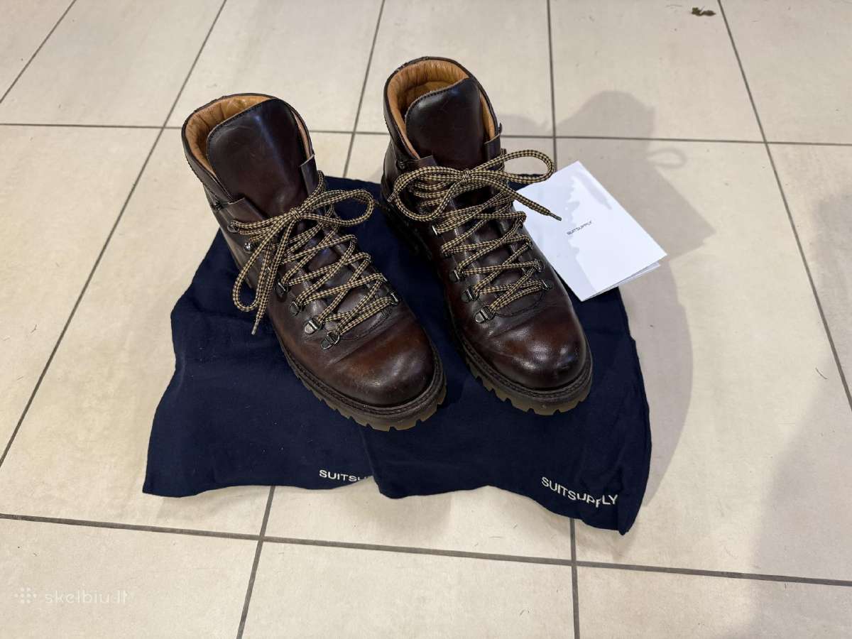 Batai suitsupply Leather Mountain Brown