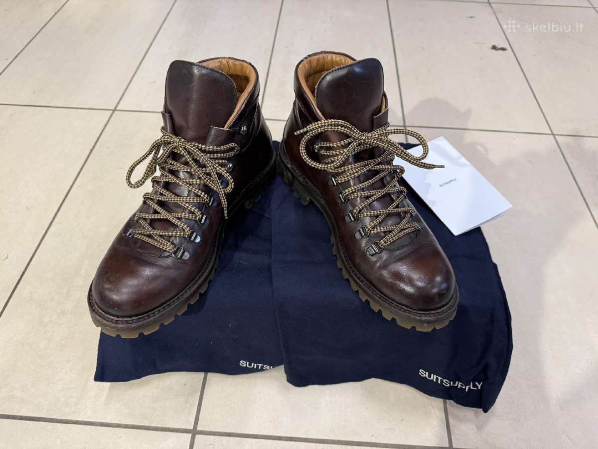 Batai suitsupply Leather Mountain Brown - nuotraukos Nr. 4