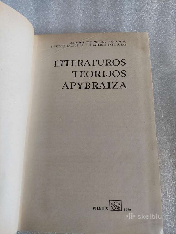 Literatūros teorijos apybraiža - nuotraukos Nr. 2