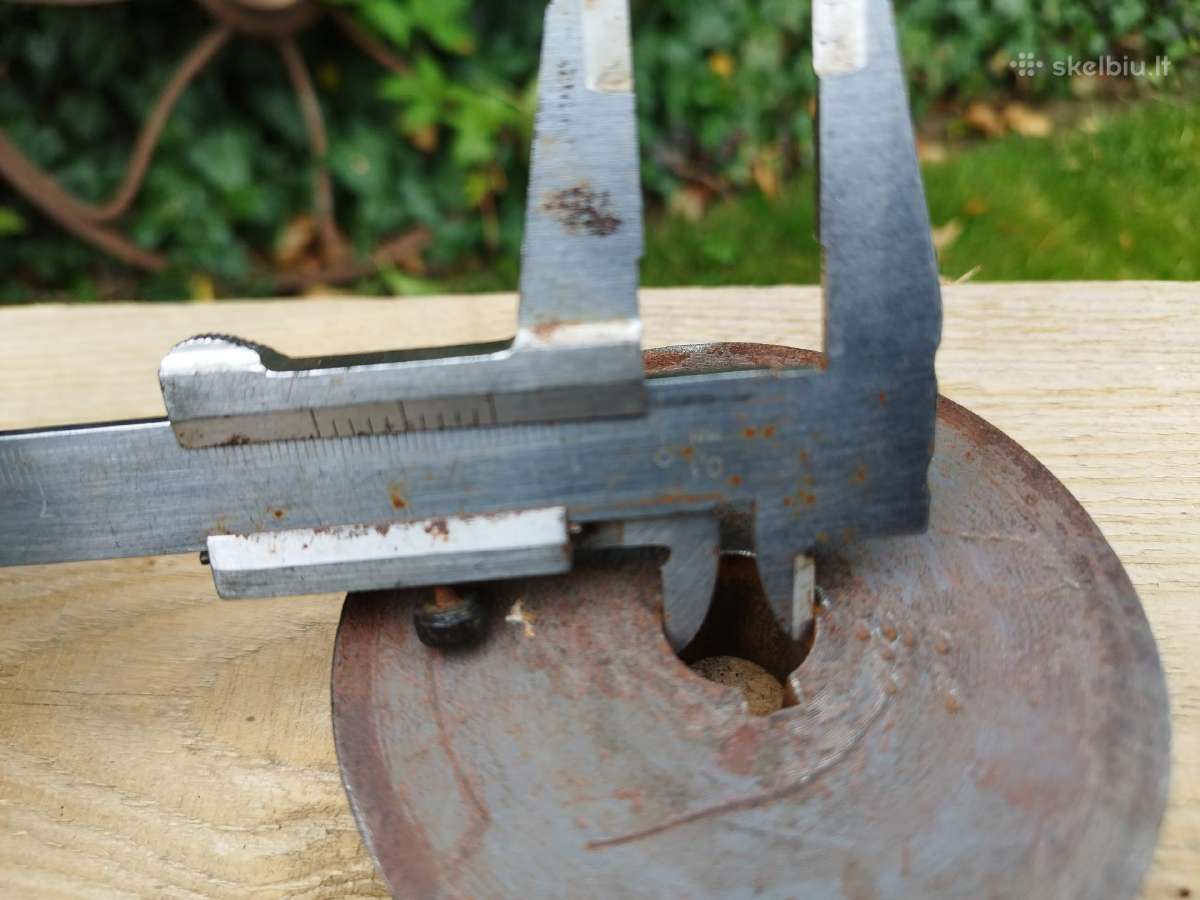 Metalinis skriemulys škivas variklio ašies 10cm - nuotraukos Nr. 4