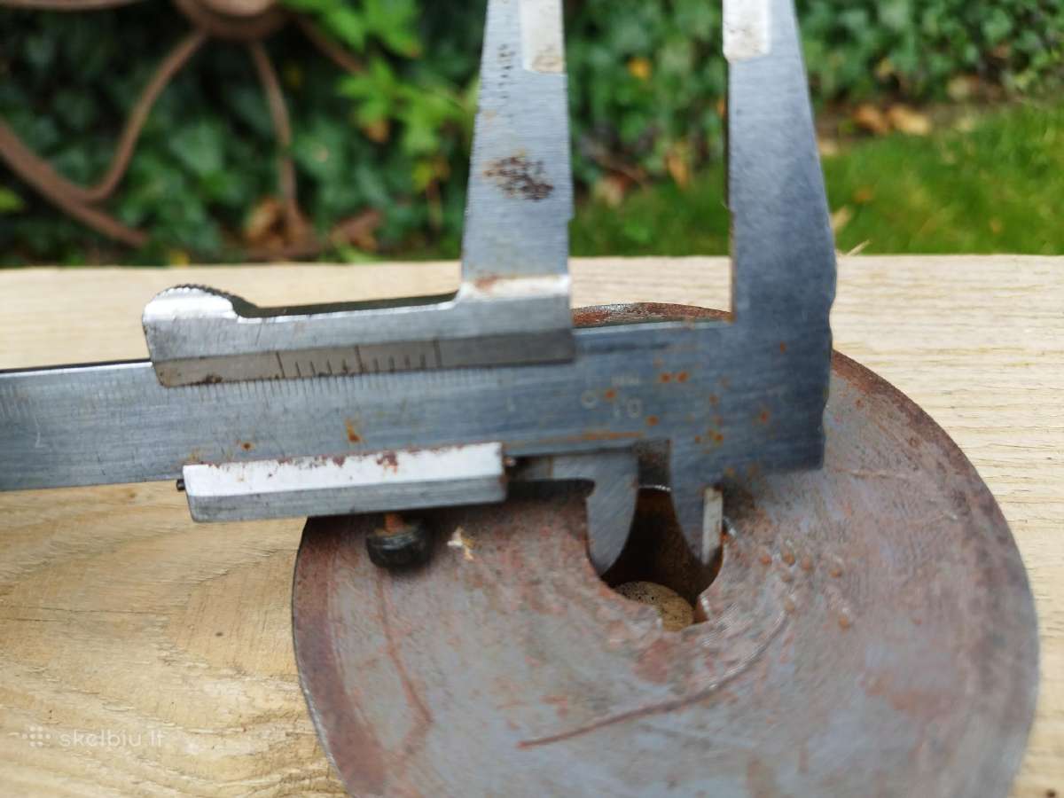 Metalinis skriemulys škivas variklio ašies 10cm - nuotraukos Nr. 5
