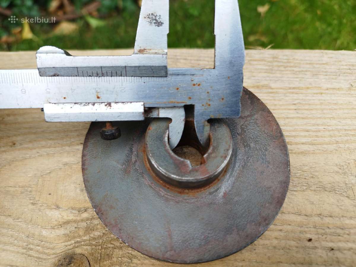 Metalinis skriemulys škivas variklio ašies 10cm - nuotraukos Nr. 8