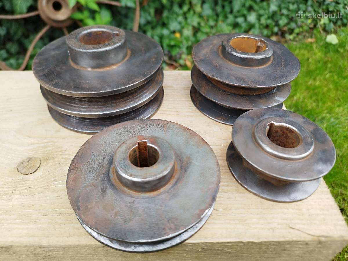 Metalinis skriemulys škivas variklio ašies 10cm - nuotraukos Nr. 9