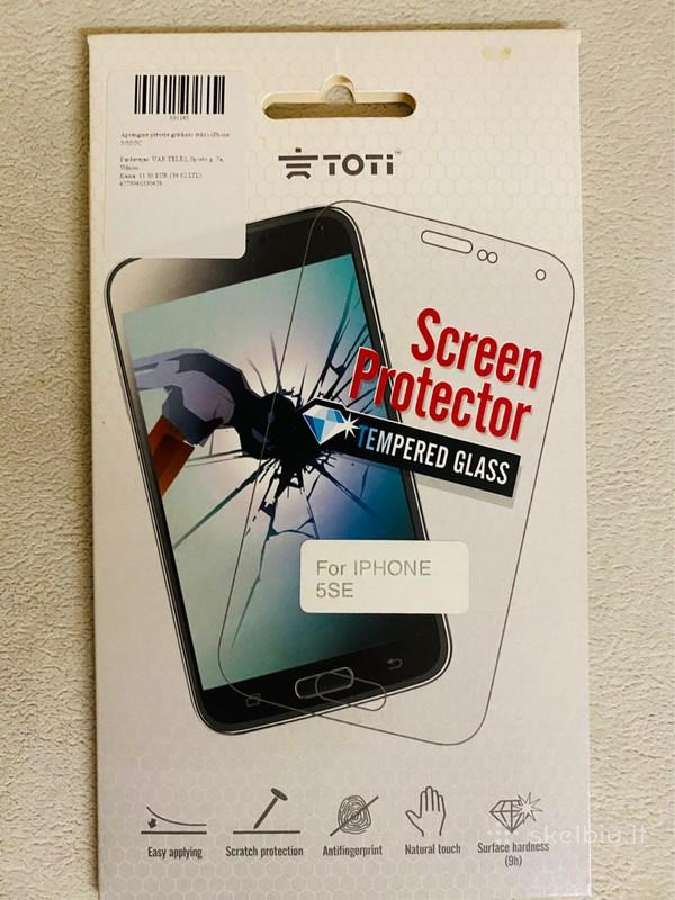 iPhone 5se apsauginis stikliukas/plėvelė