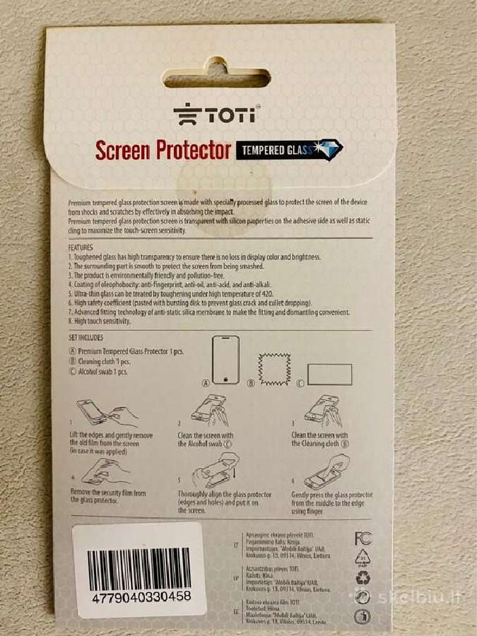 iPhone 5se apsauginis stikliukas/plėvelė - nuotraukos Nr. 2
