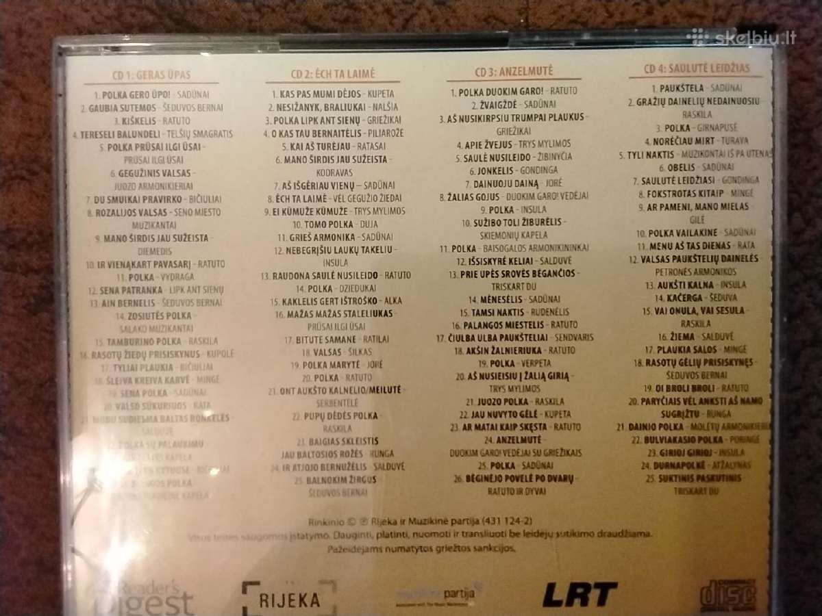 Duokim garo 4 CD rinkinys - nuotraukos Nr. 2