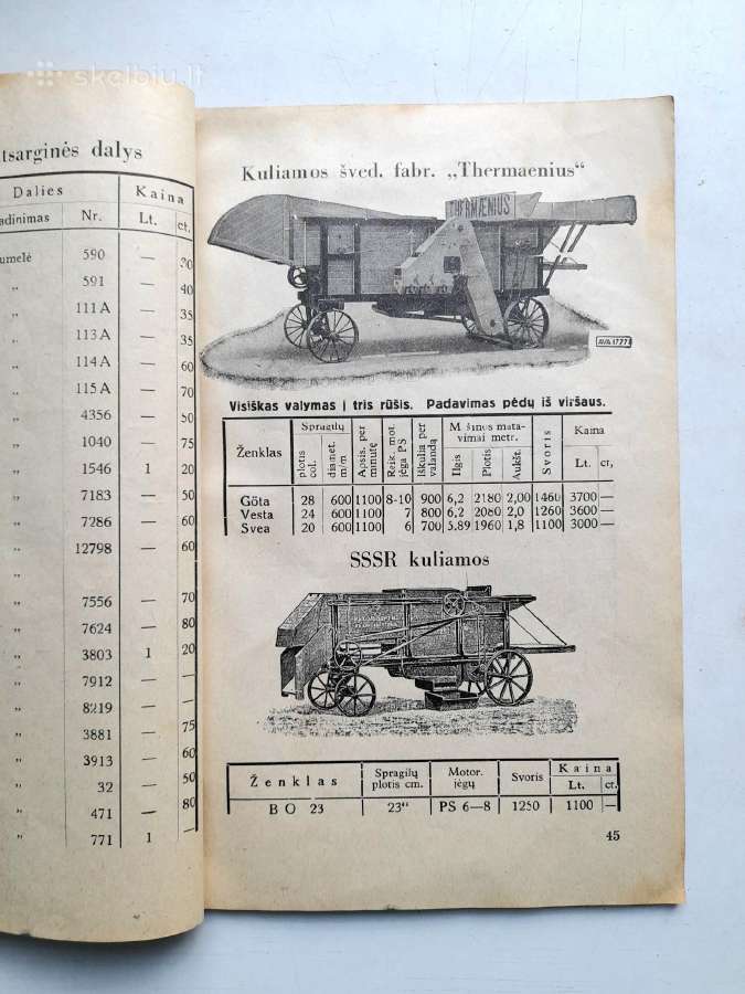 Prieškario technikos katalogas