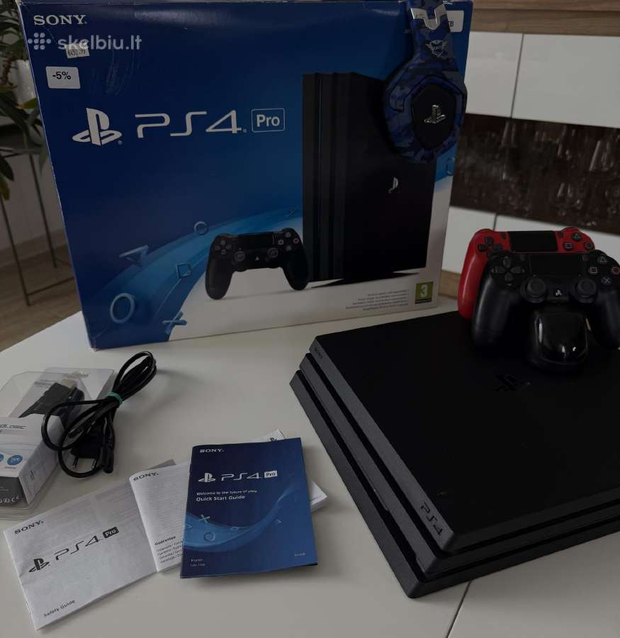Playstation 4 pro 1tb - nuotraukos Nr. 4