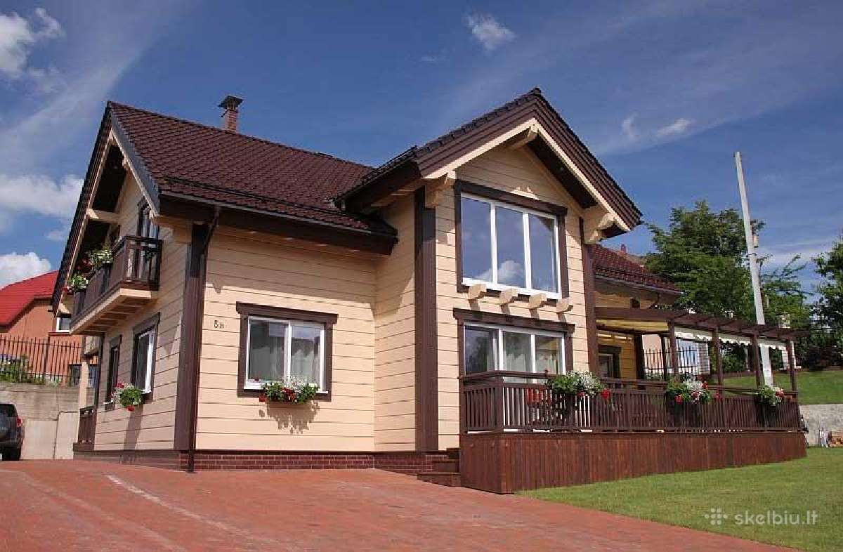 Klijuotos medienos rastiniai namai, pirtys. - nuotraukos Nr. 8