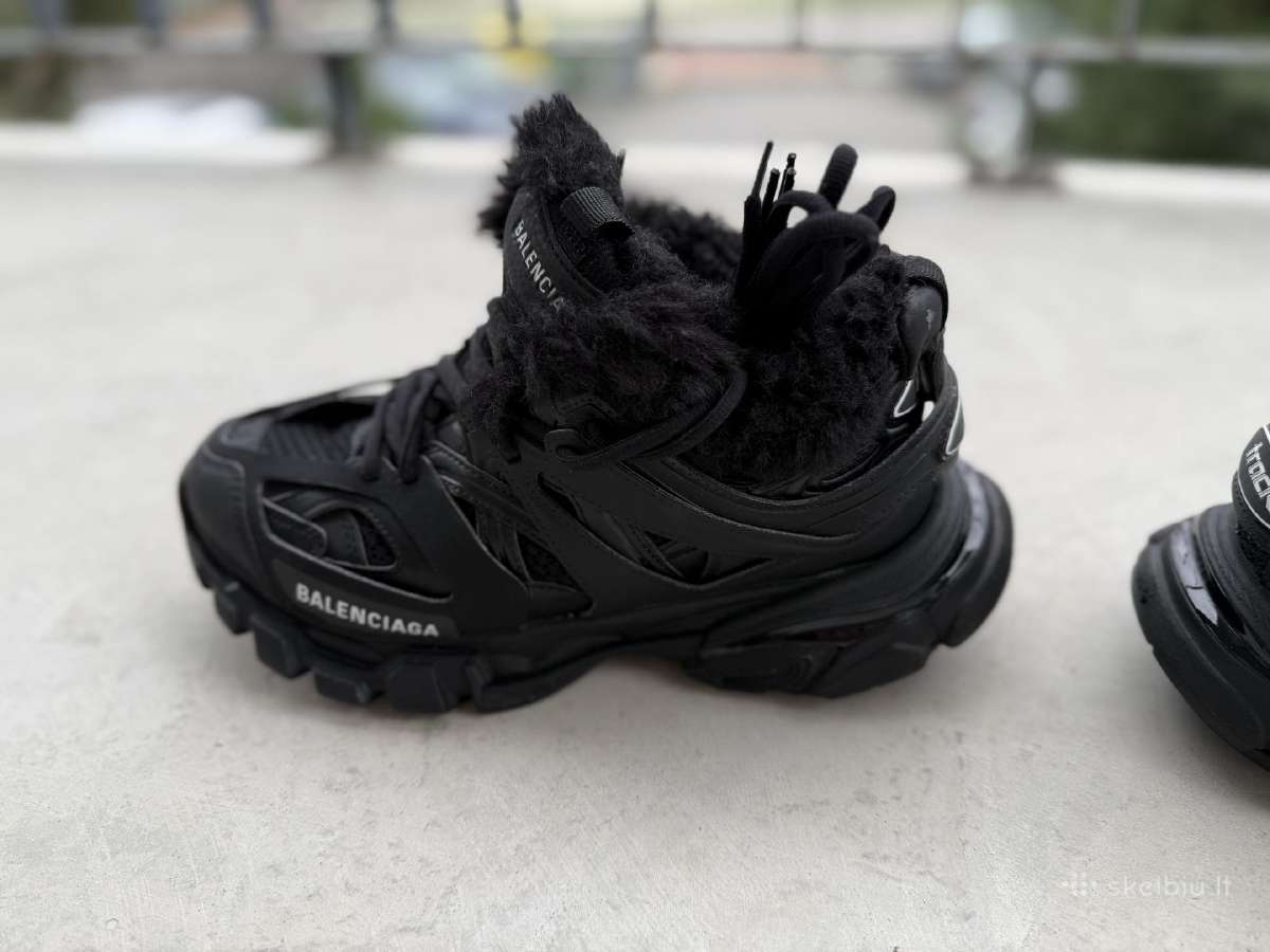 Balenciaga Track Faux Fur Black nauji - nuotraukos Nr. 2