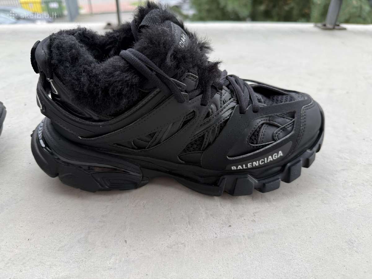 Balenciaga Track Faux Fur Black nauji - nuotraukos Nr. 3