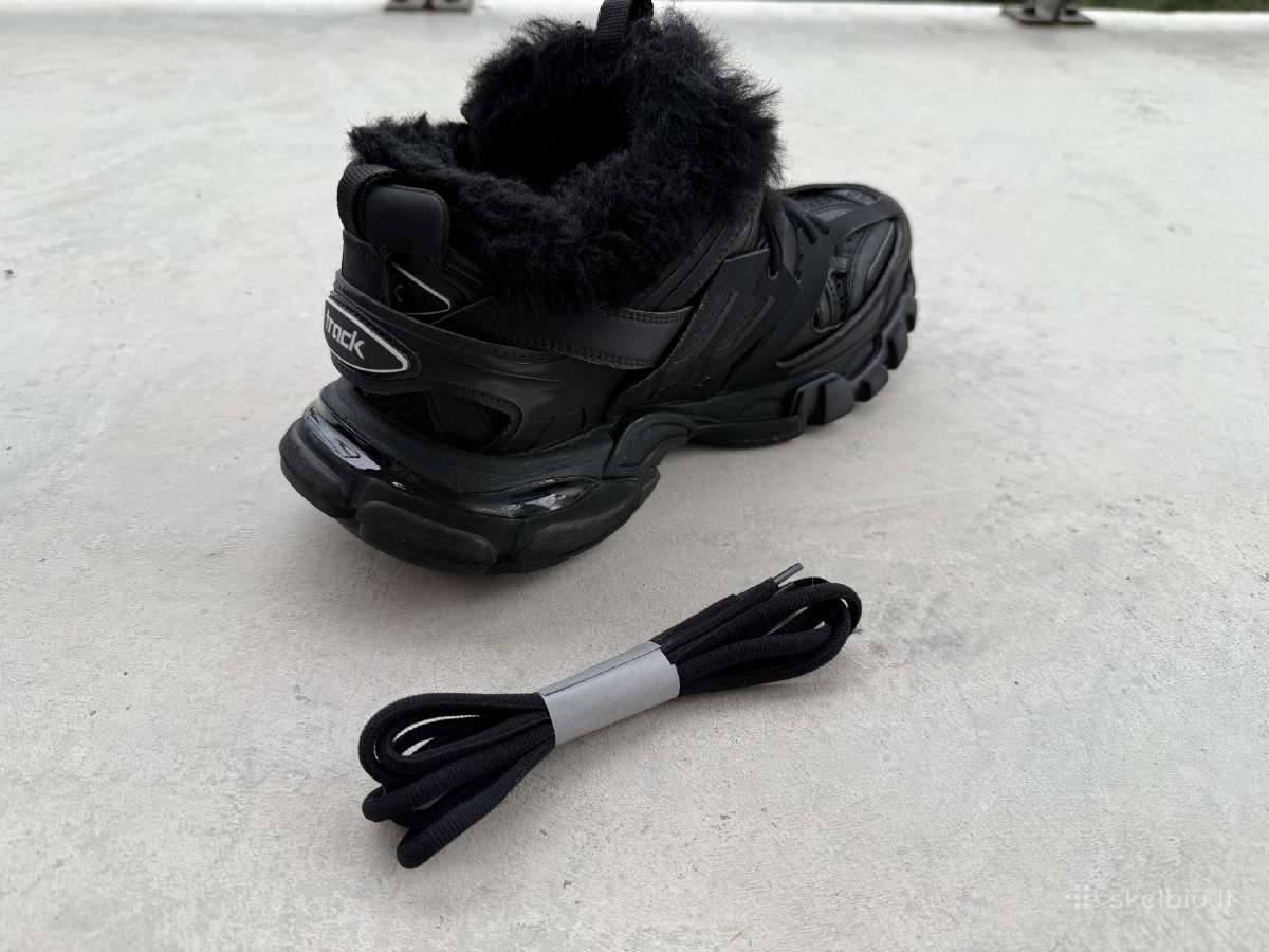 Balenciaga Track Faux Fur Black nauji - nuotraukos Nr. 4