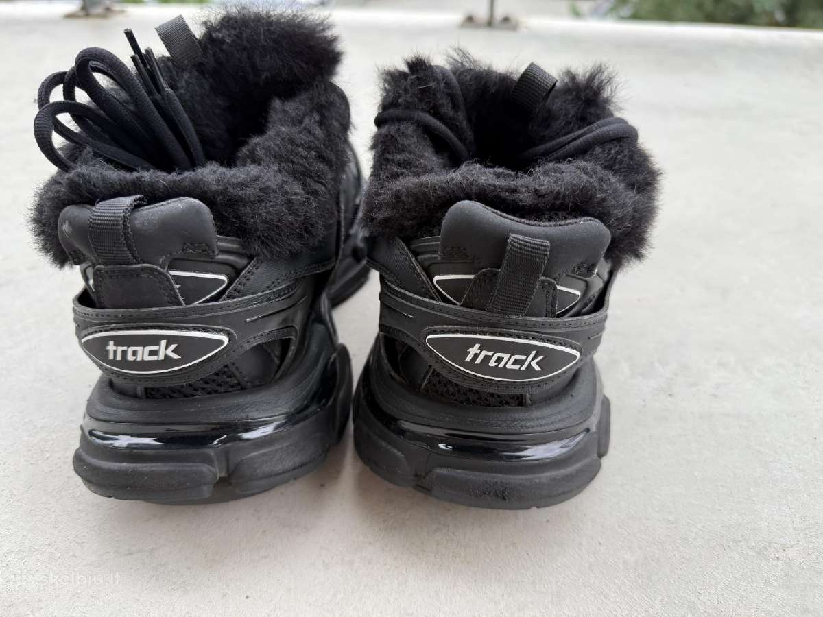 Balenciaga Track Faux Fur Black nauji - nuotraukos Nr. 5