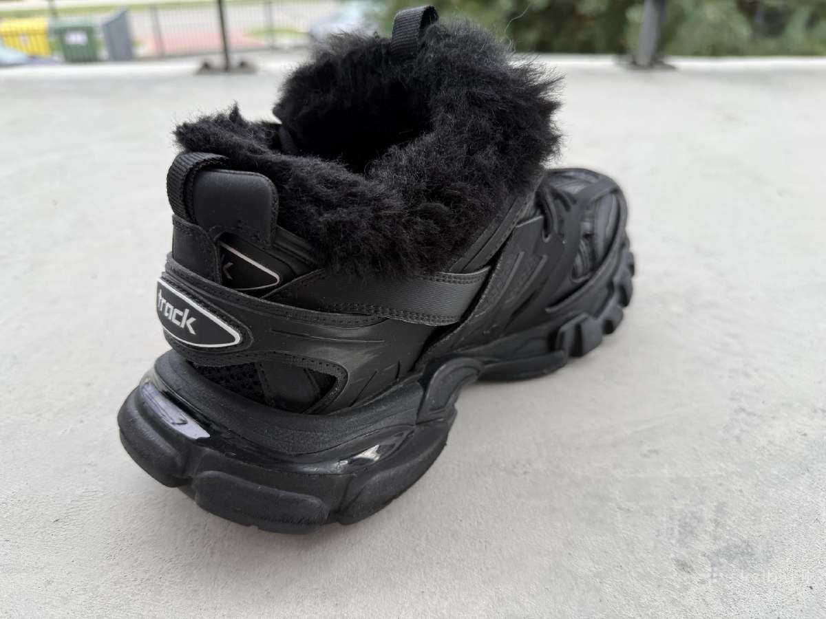Balenciaga Track Faux Fur Black nauji - nuotraukos Nr. 6
