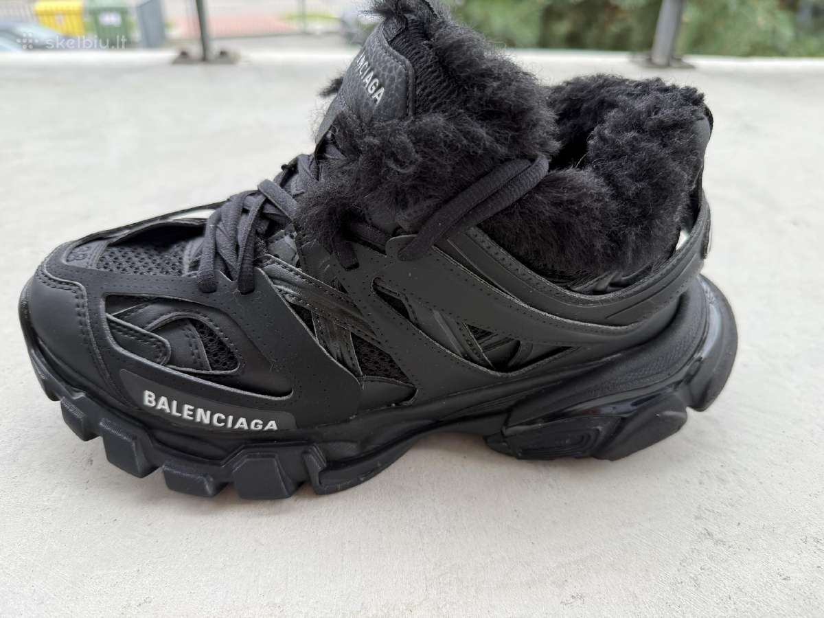 Balenciaga Track Faux Fur Black nauji - nuotraukos Nr. 10