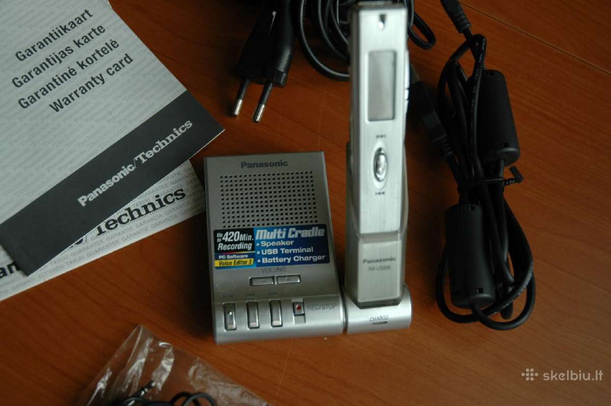 Parduodu diktofona Panasonic Rr-usoo6