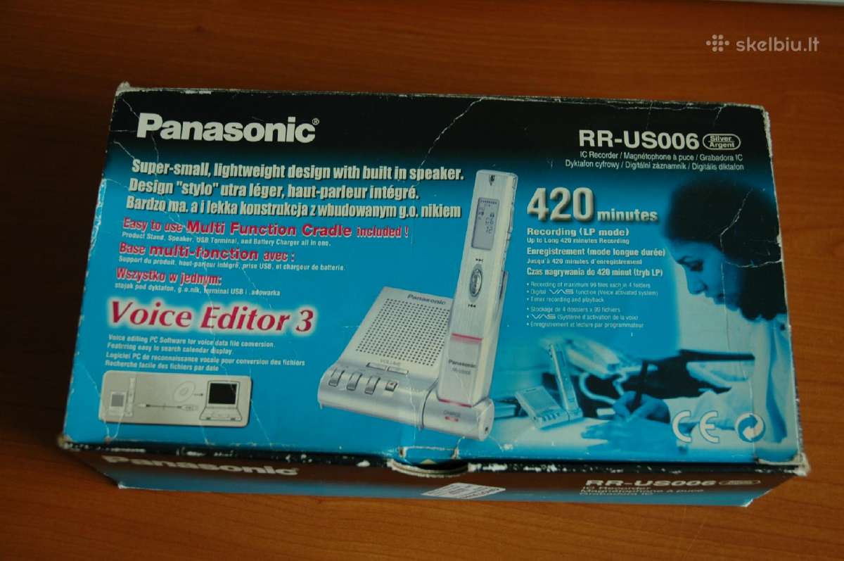 Parduodu diktofona Panasonic Rr-usoo6 - nuotraukos Nr. 3
