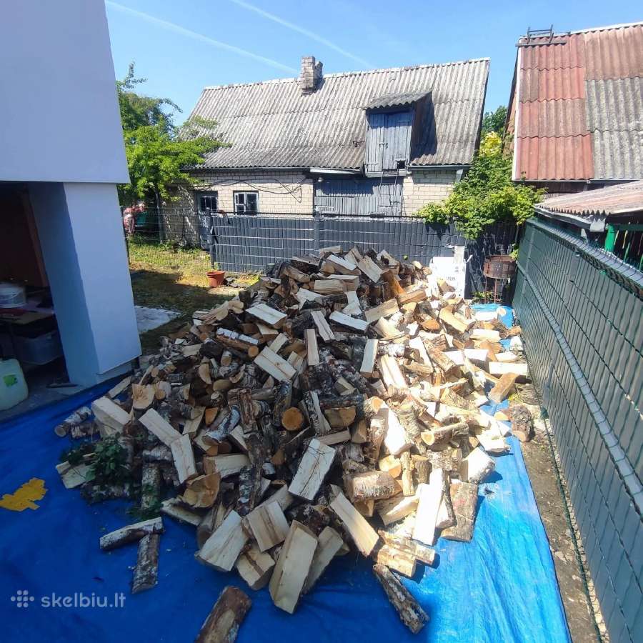 Sausos Beržo,ažuolo,juodalksnio,skroblo malkos. - nuotraukos Nr. 2