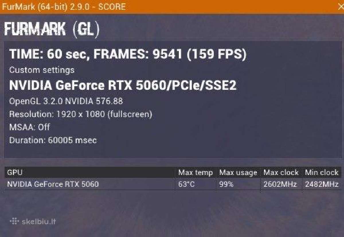 Naujas Pc Am5 Ryzen 5 7500f/rtx 5060/32gb/2tb - nuotraukos Nr. 6