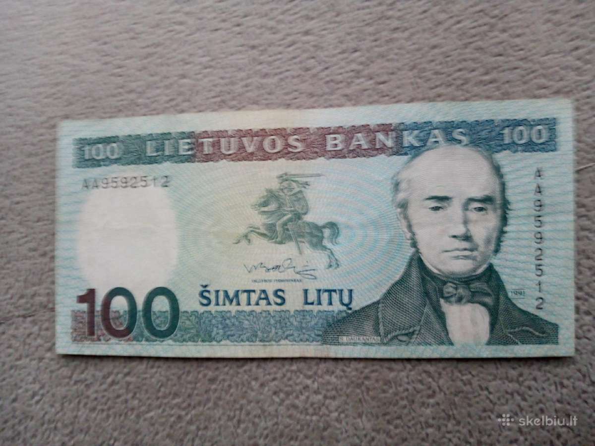 Gražūs banknotai 1991 2001 - nuotraukos Nr. 2